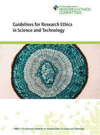 Cover of Guidelines for research ethics in science and technology